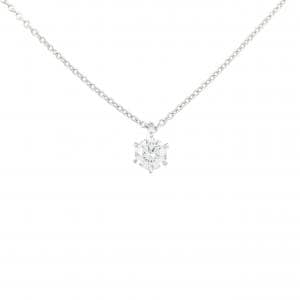 【リメイク】PT900/PT850 ダイヤモンド ネックレス 0.207CT F IF 3EXT H&C