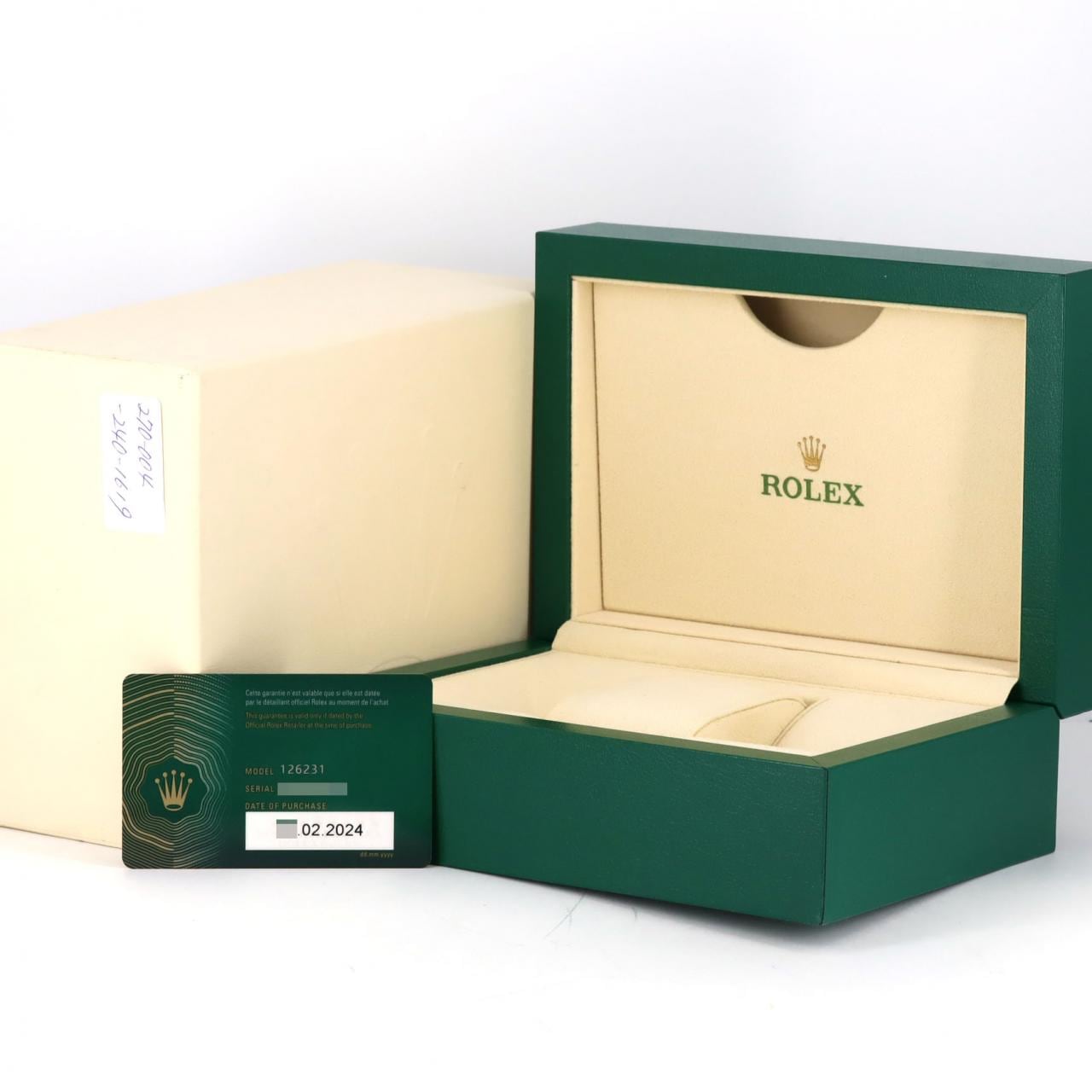 ロレックス デイトジャスト 126231 SSxPG 自動巻 ランダム番