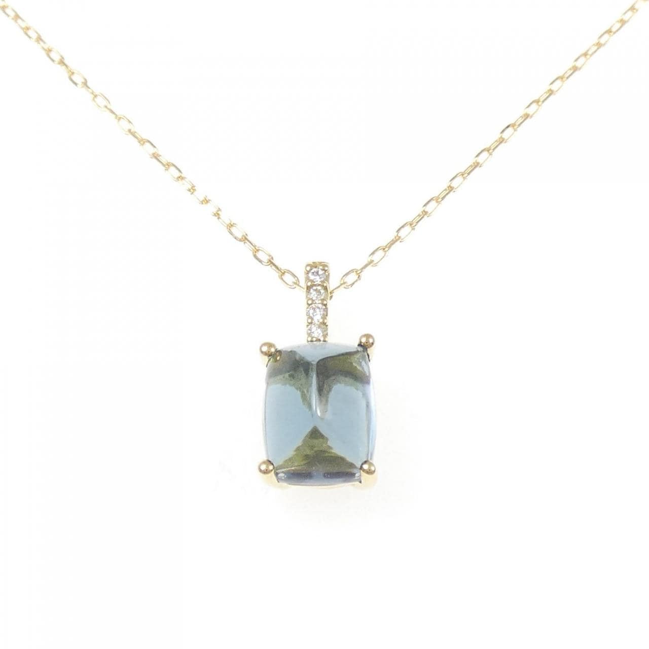 ジーエスティービー ブルートパーズ ネックレス 2.50CT
