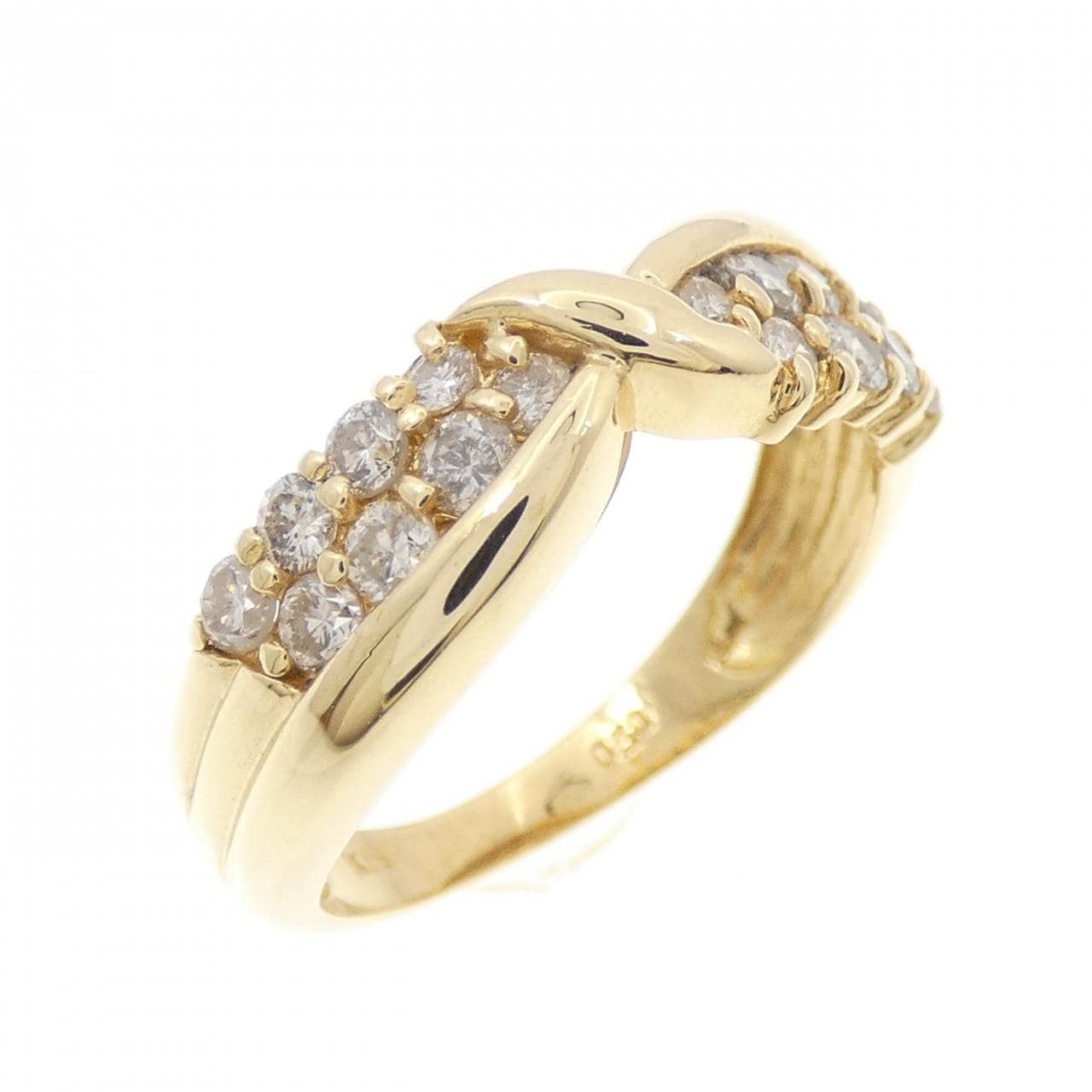 K18YG ダイヤモンド リング 0.50CT