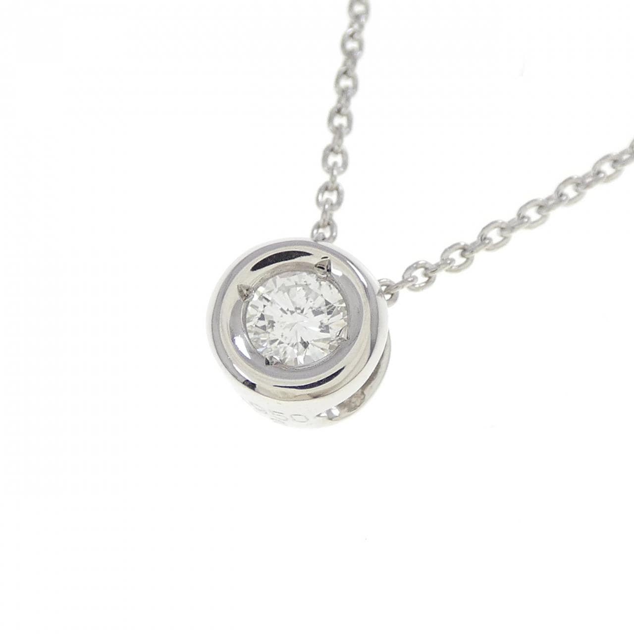 ヴァンドーム ダイヤモンド ネックレス 0.12CT