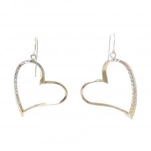 K14YG/K14WG ハート ピアス