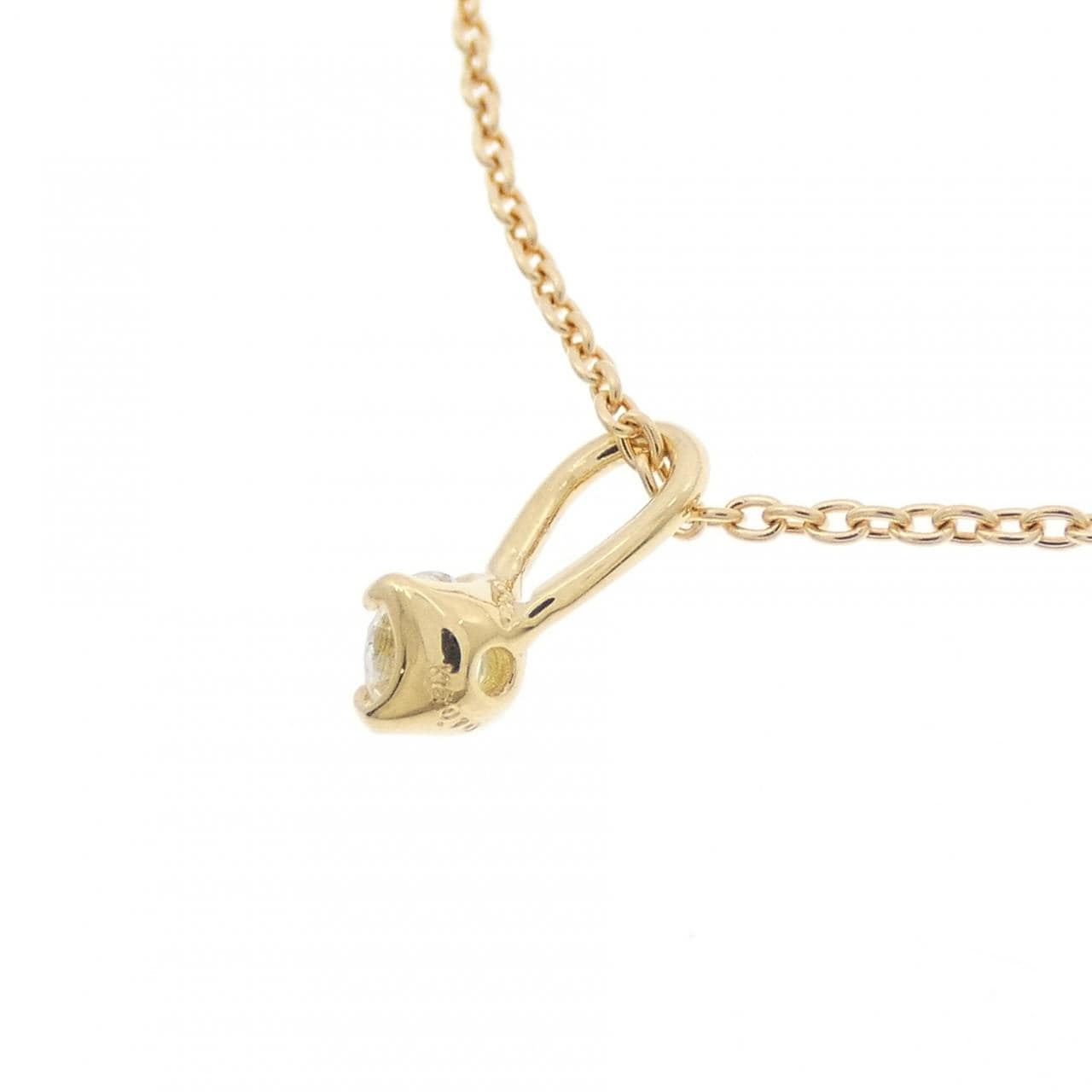 K18YG ダイヤモンド ネックレス 0.10CT