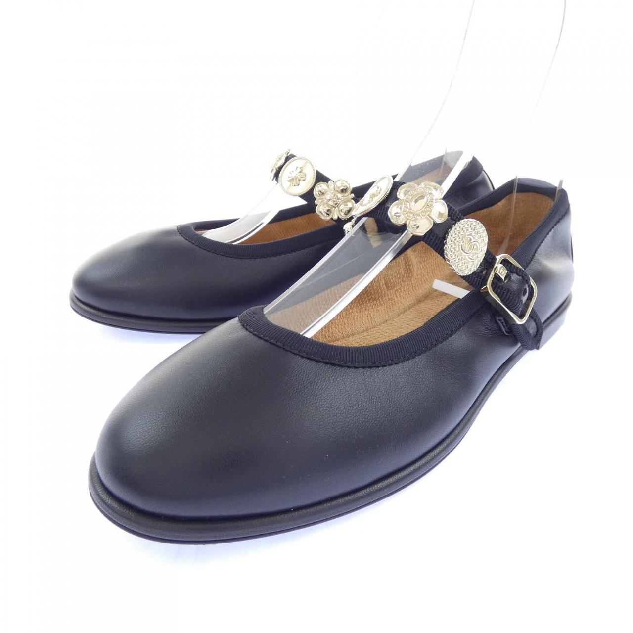 シャネル CHANEL メリージェーン MARY JANES G45778X01000 フラットシューズ