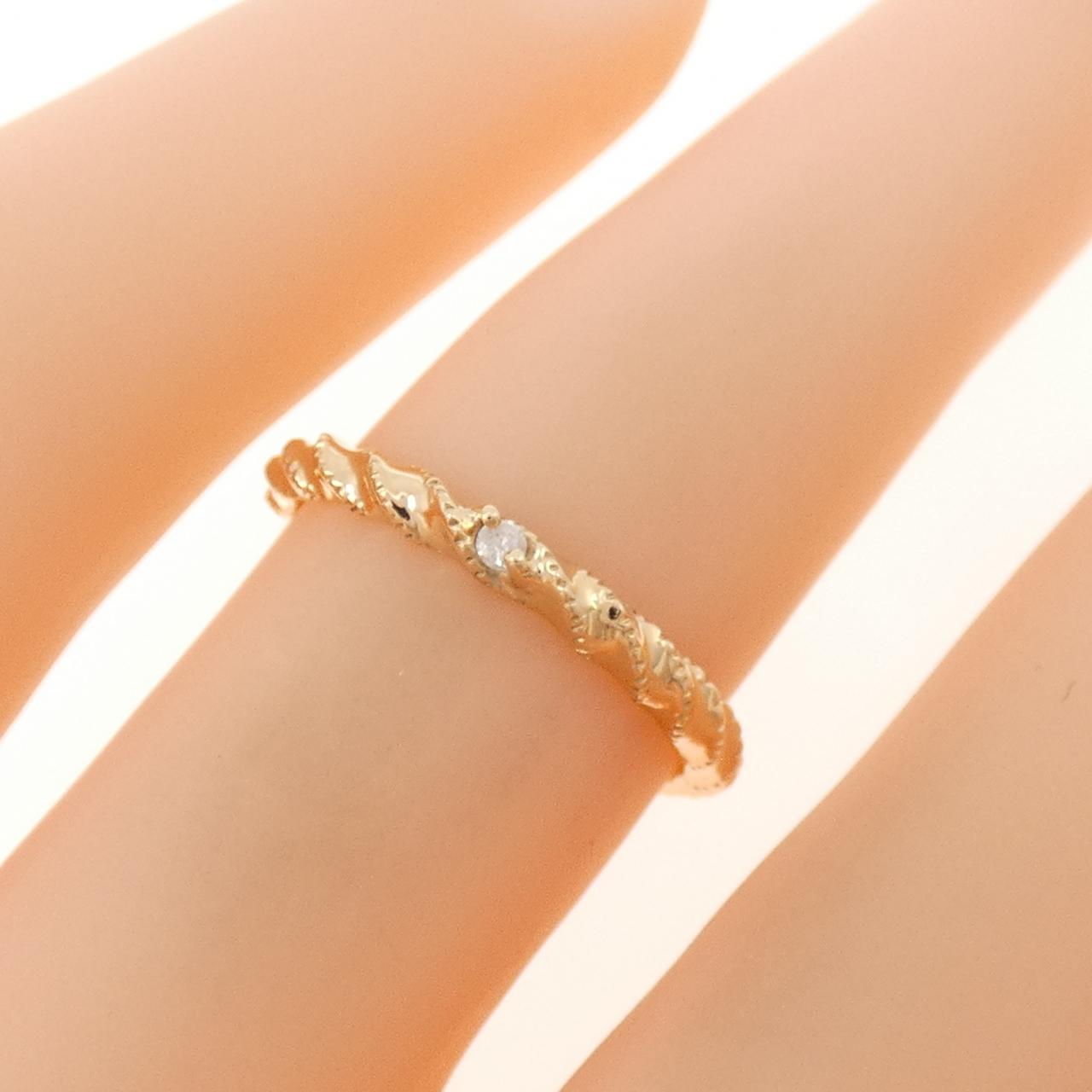 アガット ダイヤモンド リング 0.01CT