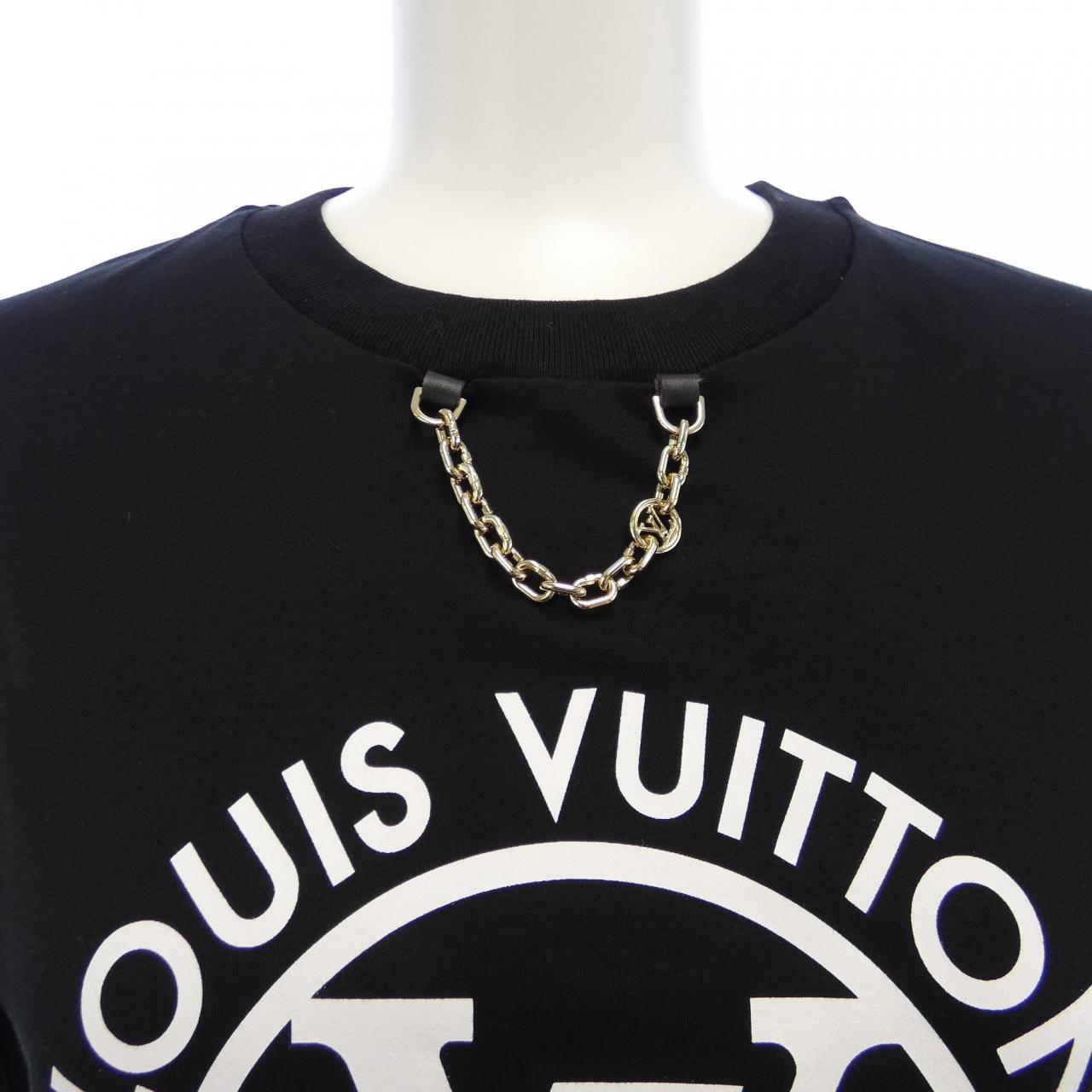 ルイヴィトン LOUIS VUITTON フロックLVフラウンススリーブTシャツ FRTS58UOL Tシャツ