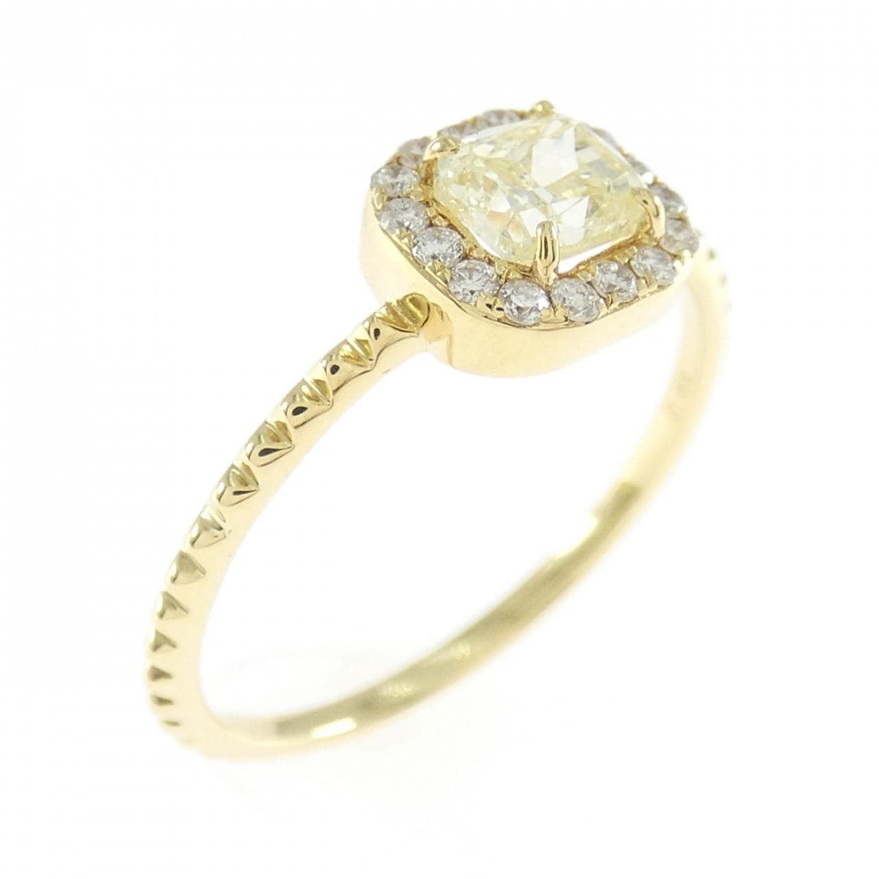 K18YG ダイヤモンド リング 0.44CT