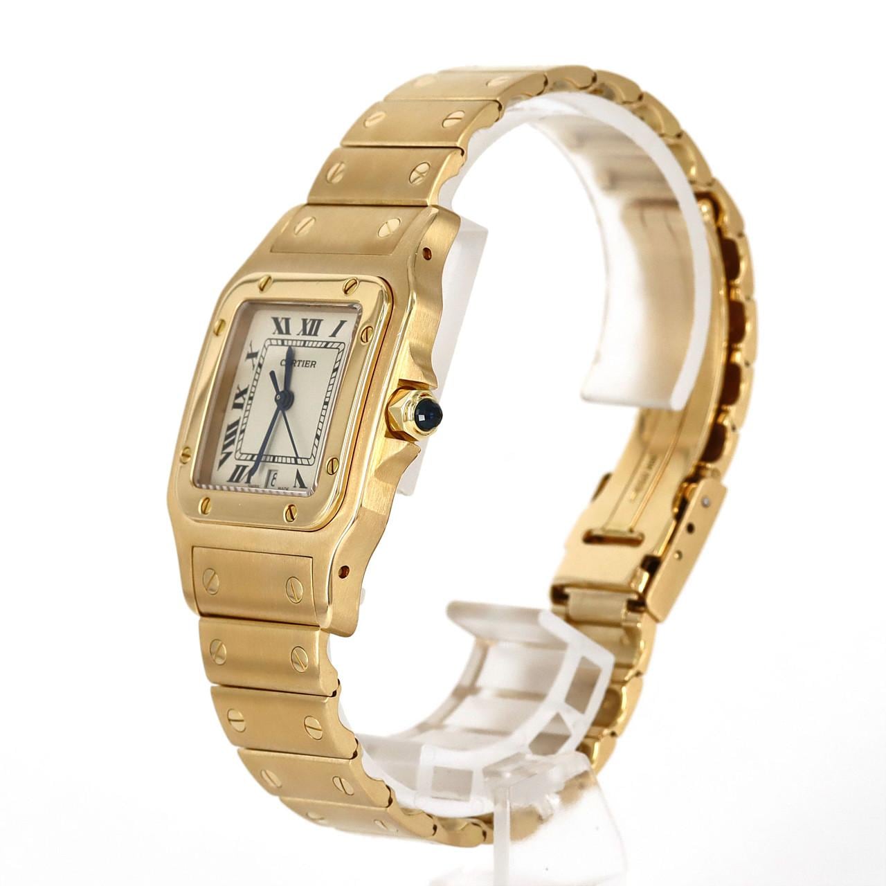Cartier Santos Galbee LM YG W20009C5 YG石英