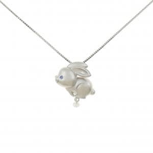 PT ラビット サファイヤ ネックレス 0.01CT