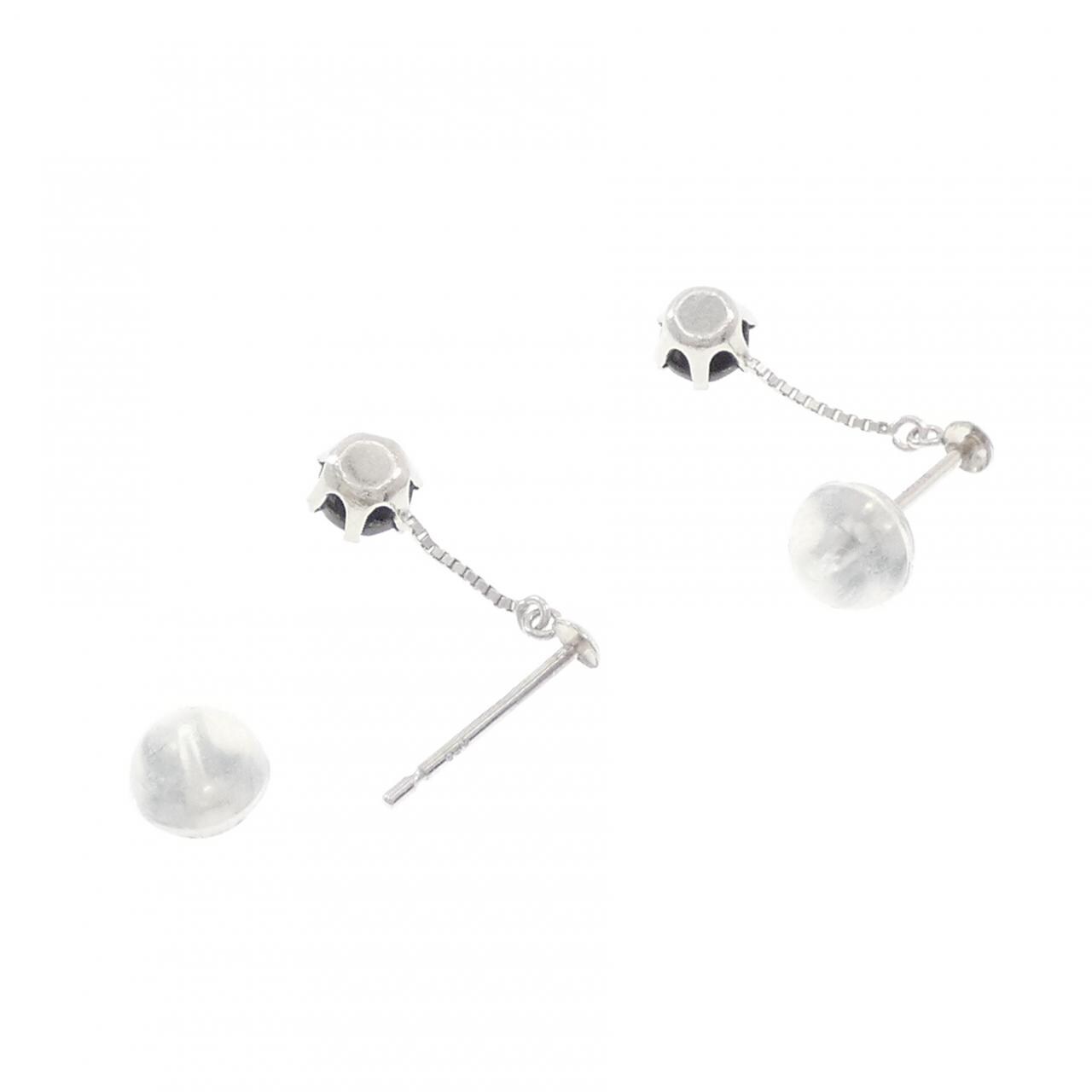 PT900 ダイヤモンド ピアス 0.50CT