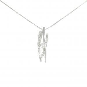 PT900/PT850 ダイヤモンド ネックレス 0.319CT F SI2 VG