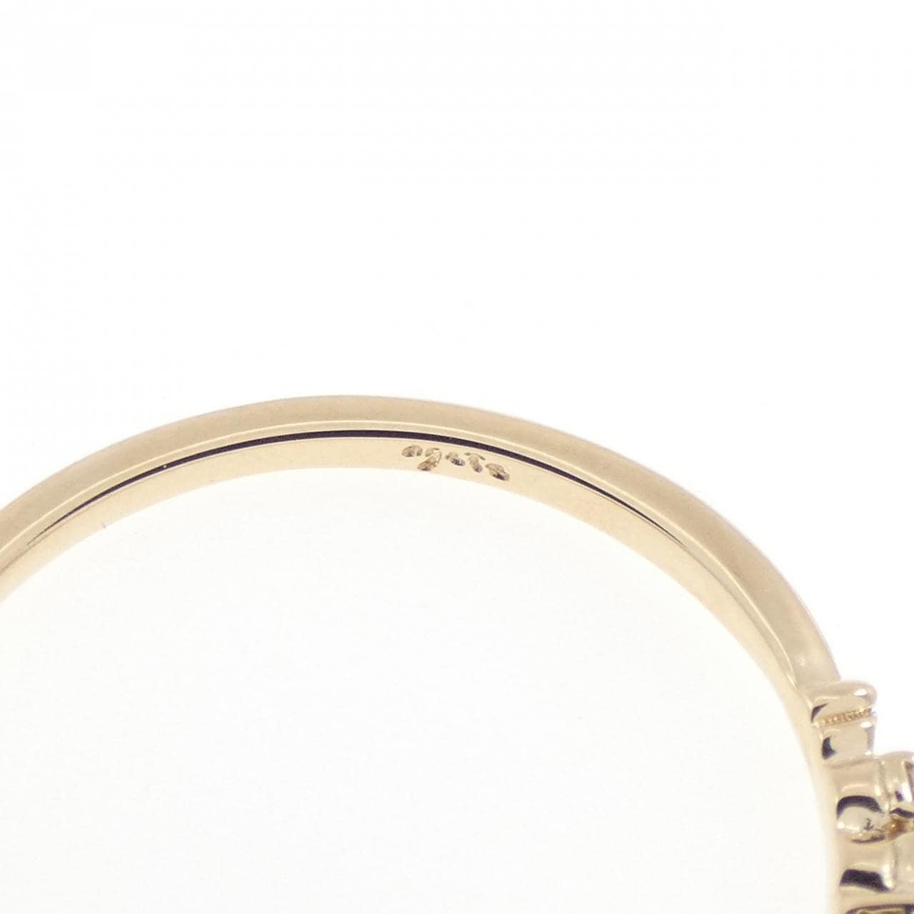 アガット ダイヤモンド リング 0.04CT