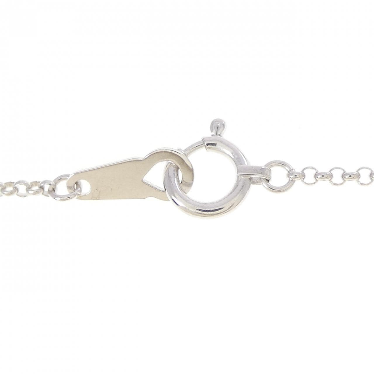 K18WG ダイヤモンド ネックレス 0.21CT
