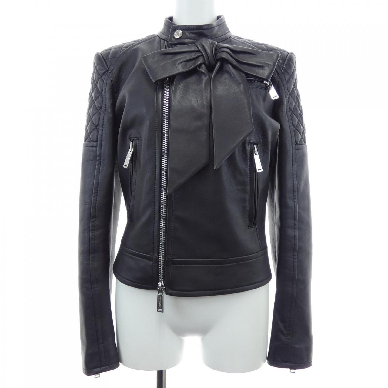 ディースクエアード DSQUARED2 レザーライダースジャケット