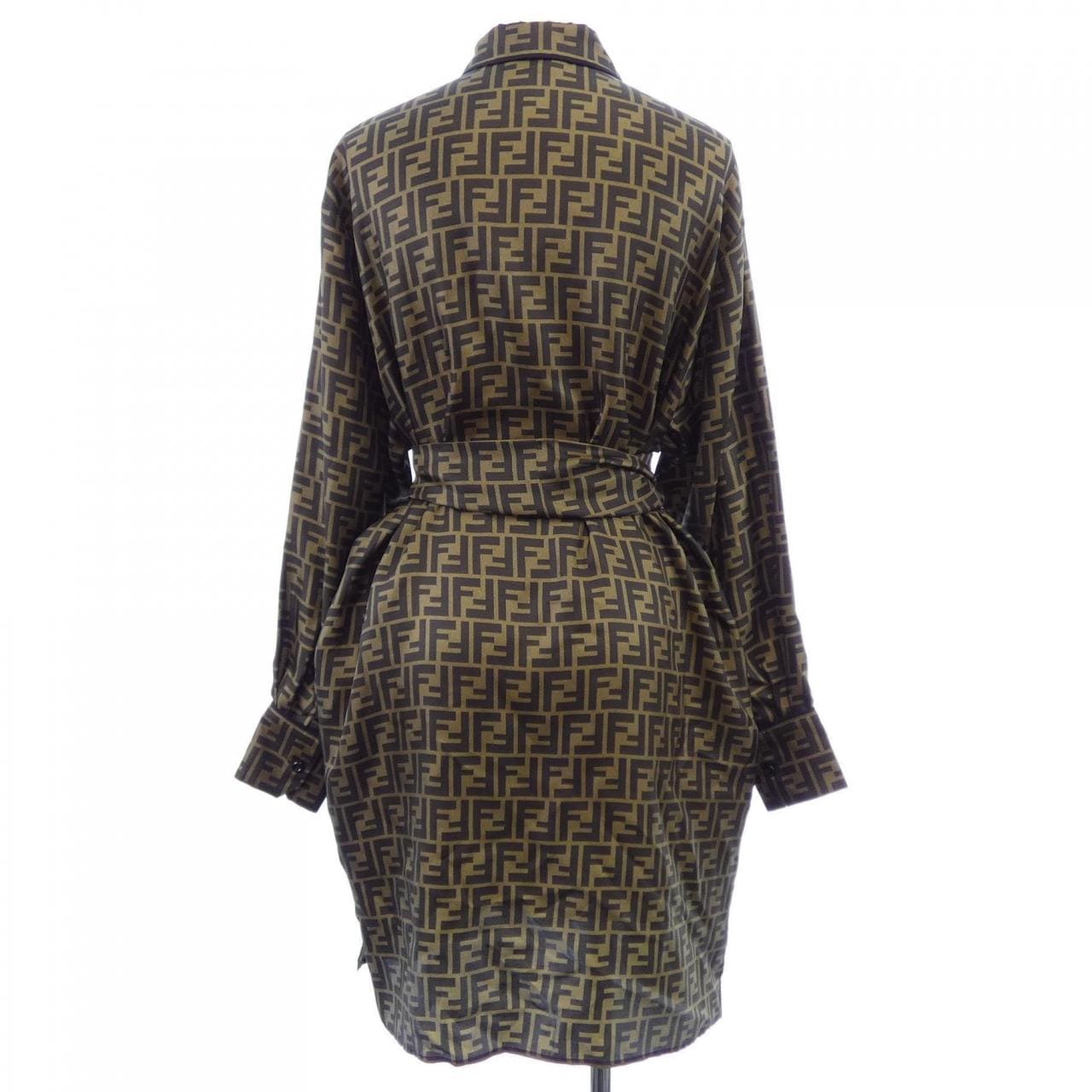 フェンディ FENDI ブラウンツイル ドレス FDB613 A8G3 ワンピース
