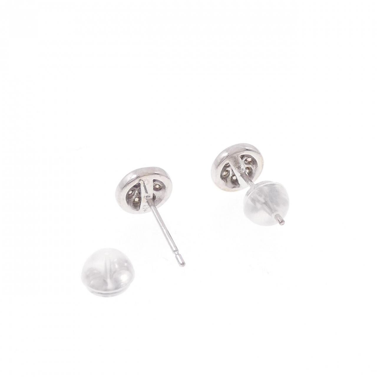 K18WG ダイヤモンド ピアス 0.20CT