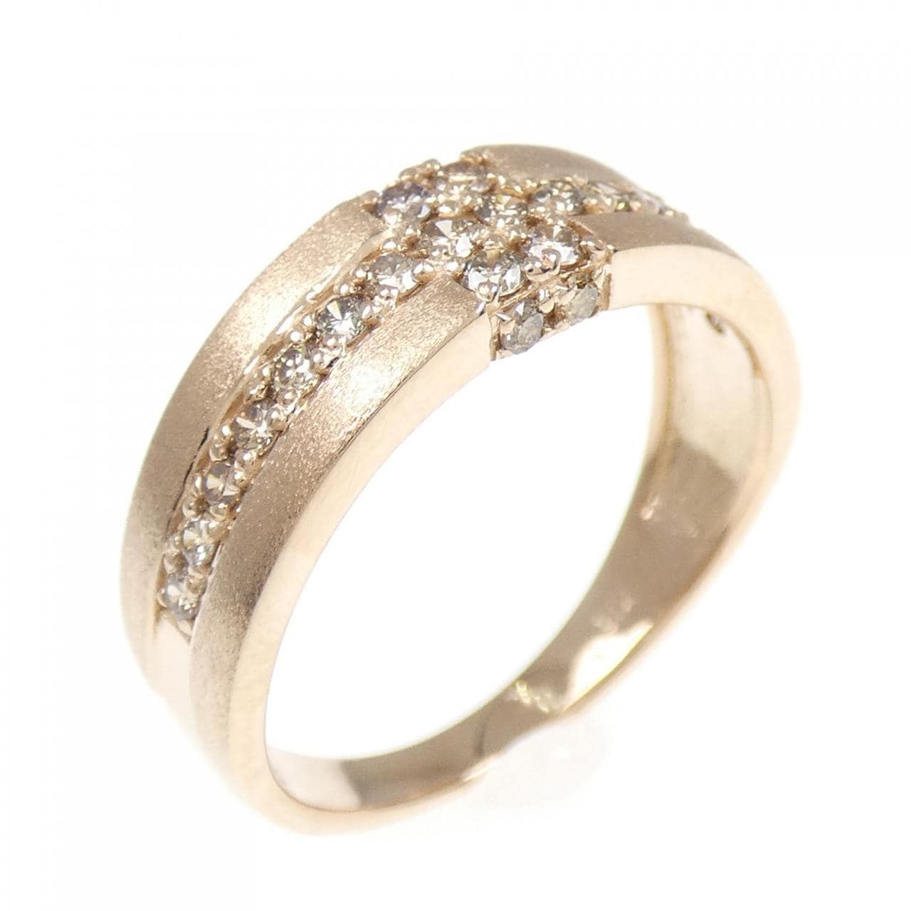 K18PG ダイヤモンド リング 0.30CT