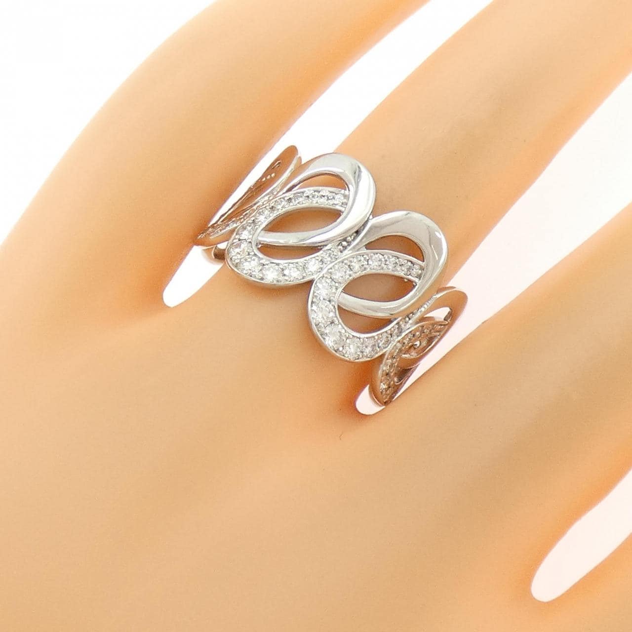 PT950 ダイヤモンド リング 0.52CT