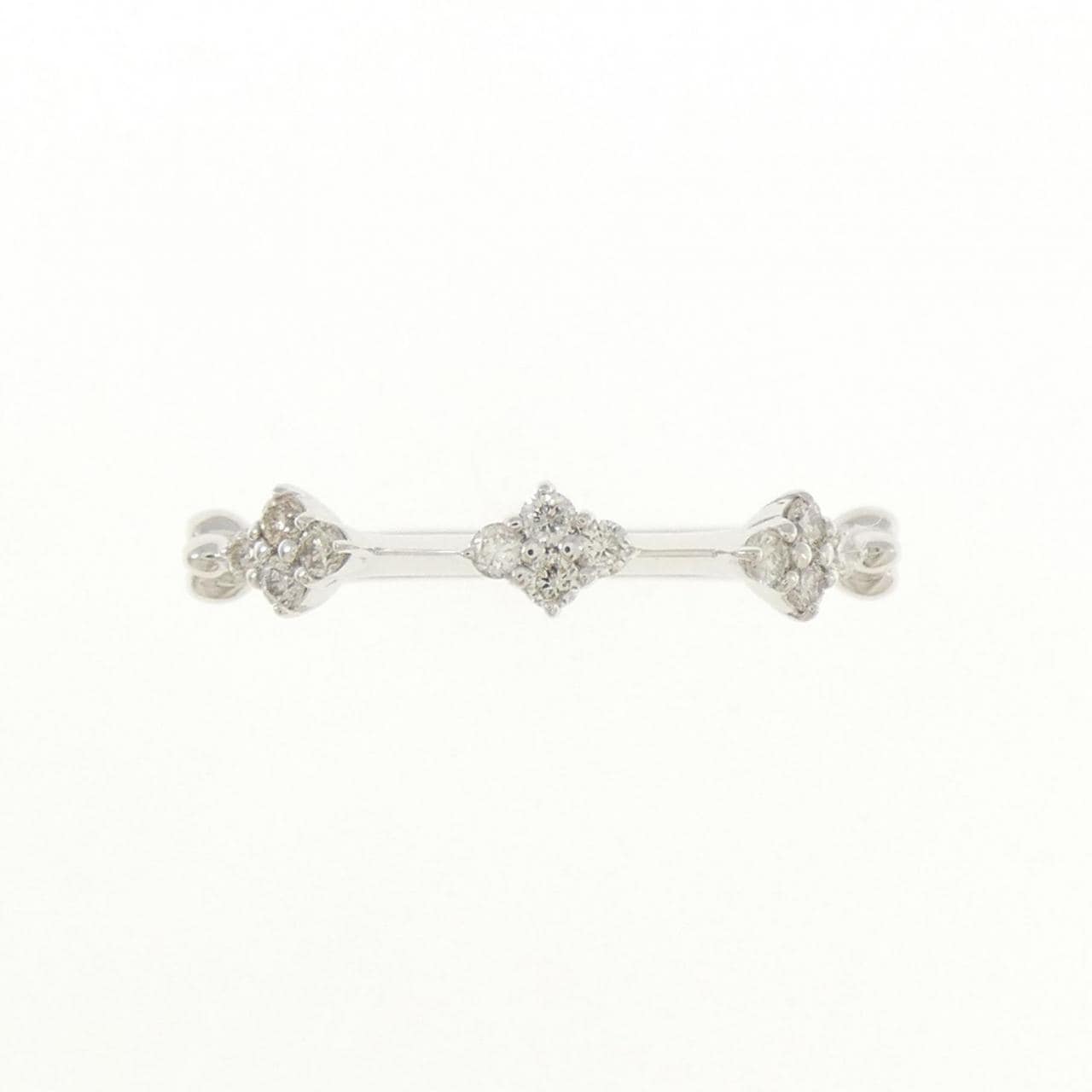 K18WG ダイヤモンド リング 0.16CT