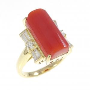 K18YG サンゴ リング