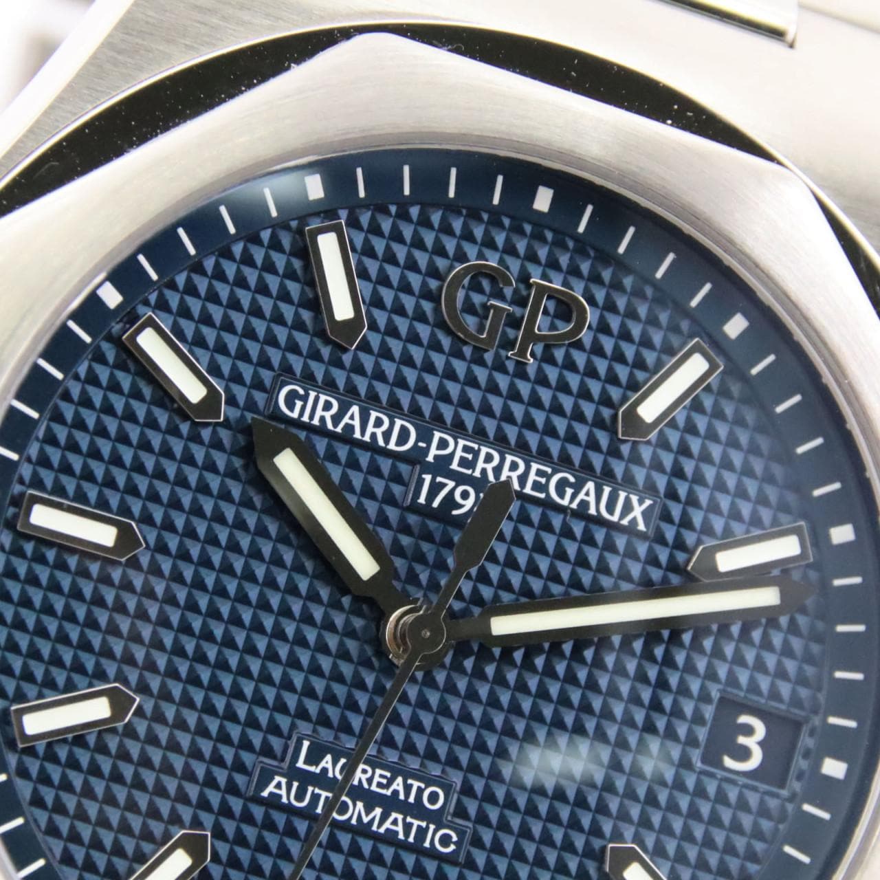 GIRARD-PERREGAUX 81010-11-431-11A ロレアート ブルー 腕時計 SS SS メンズ