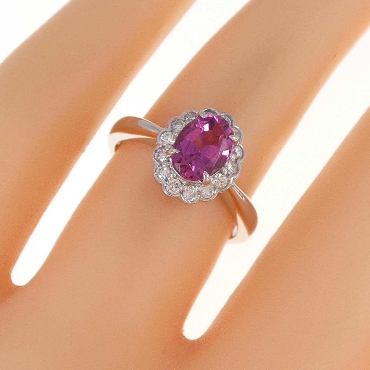 PT ルベライトトルマリン リング 0.93CT