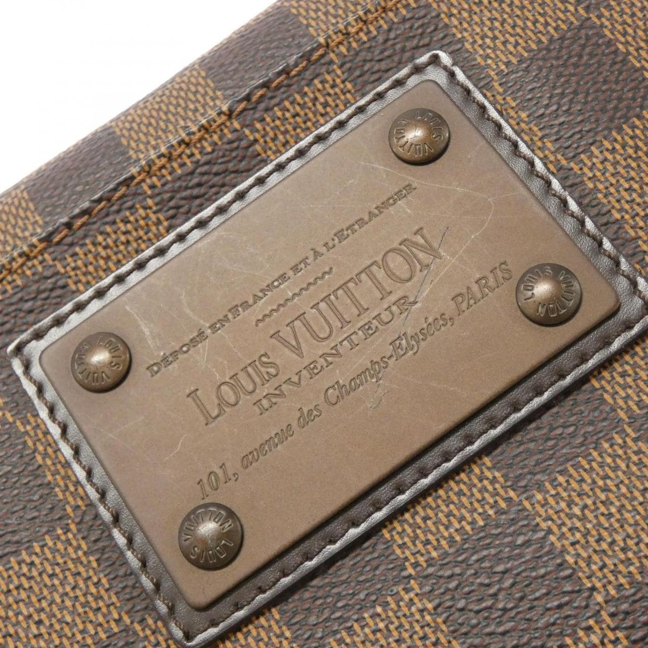 LOUIS VUITTON Damier Bum Bag Brooklyn N41101 Shoulder Bag