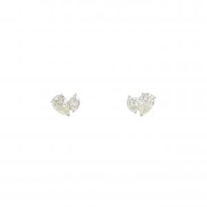 【新品】PT900 ダイヤモンド ピアス 0.52CT