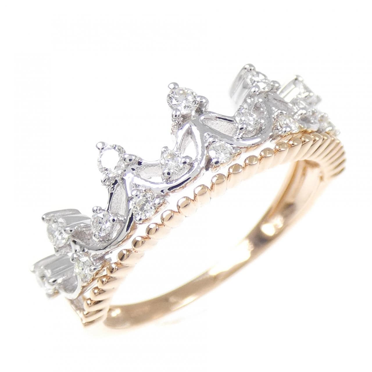 K18PG/K18WG ダイヤモンド リング 0.26CT