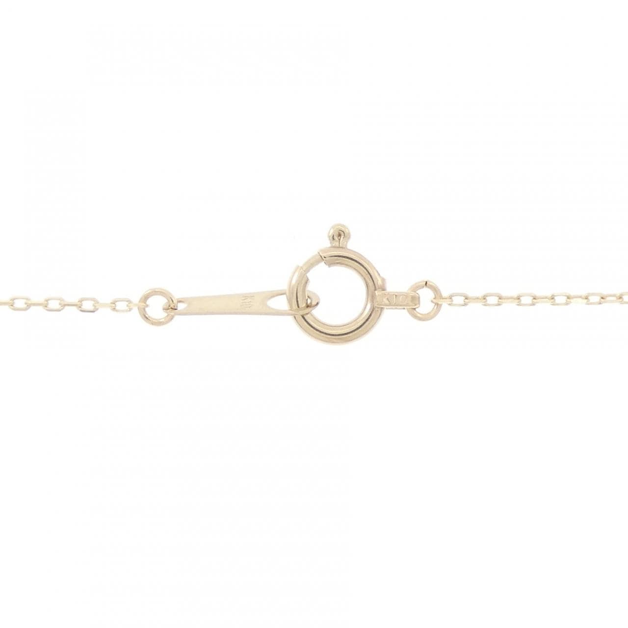 【リメイク】K10YG ダイヤモンド ネックレス 0.10CT