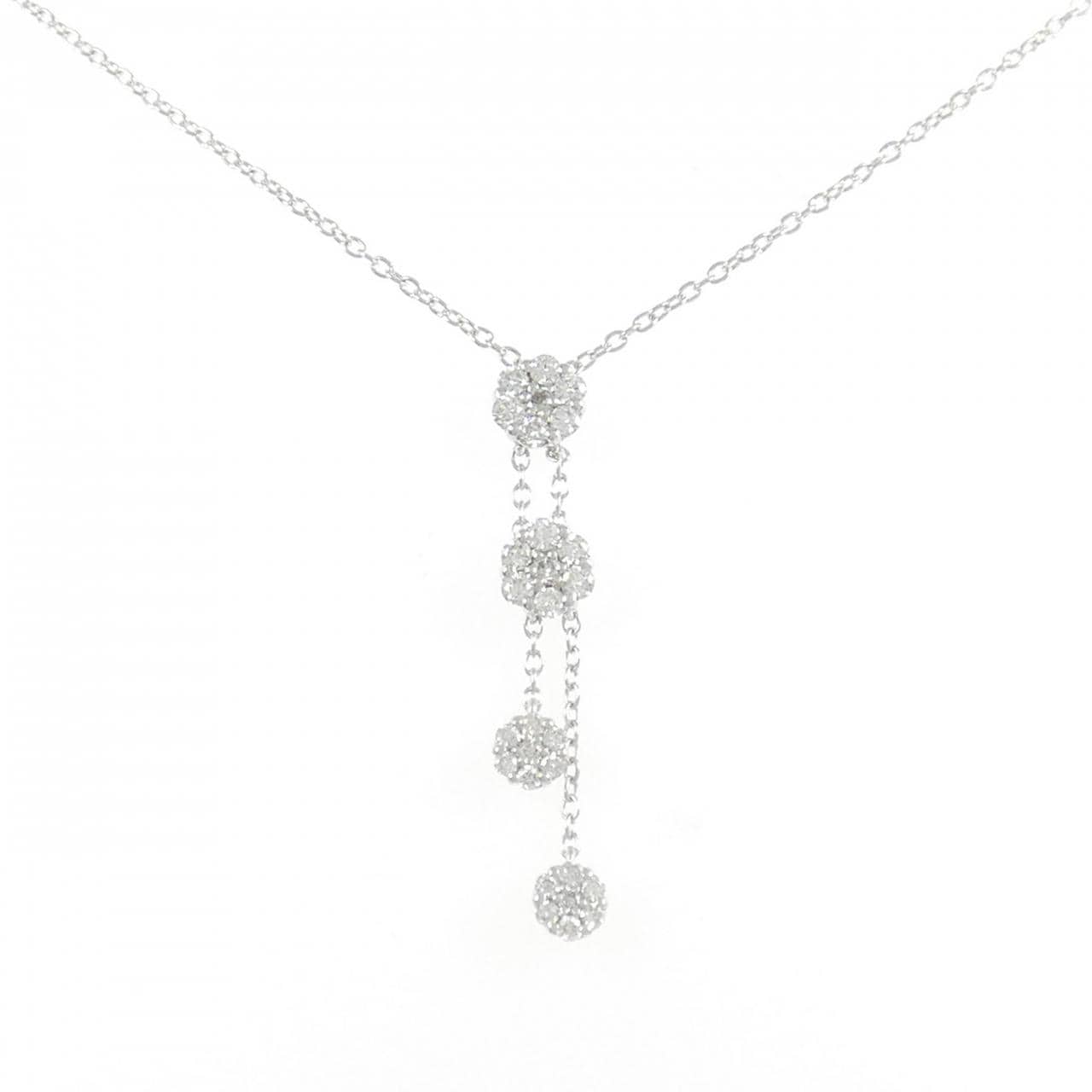 ポンテヴェキオ フラワー ネックレス 0.40CT