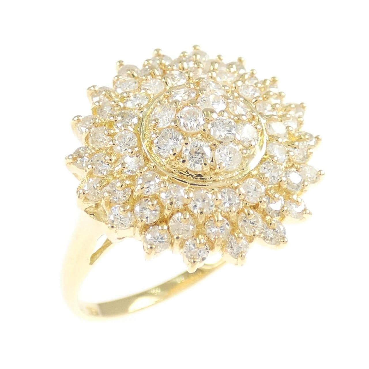 K18YG ダイヤモンド リング 1.01CT