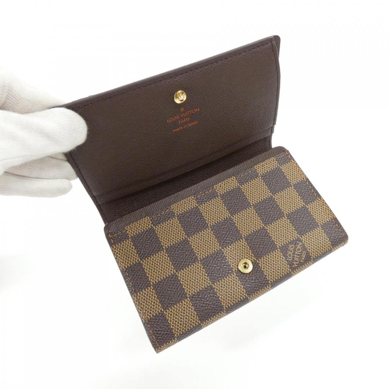 ルイヴィトン ダミエ ポルト モネ ビエ トレゾール N61730 財布
