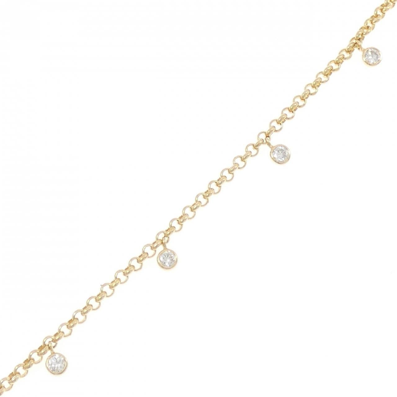 K18YG ダイヤモンド ブレスレット 0.62CT