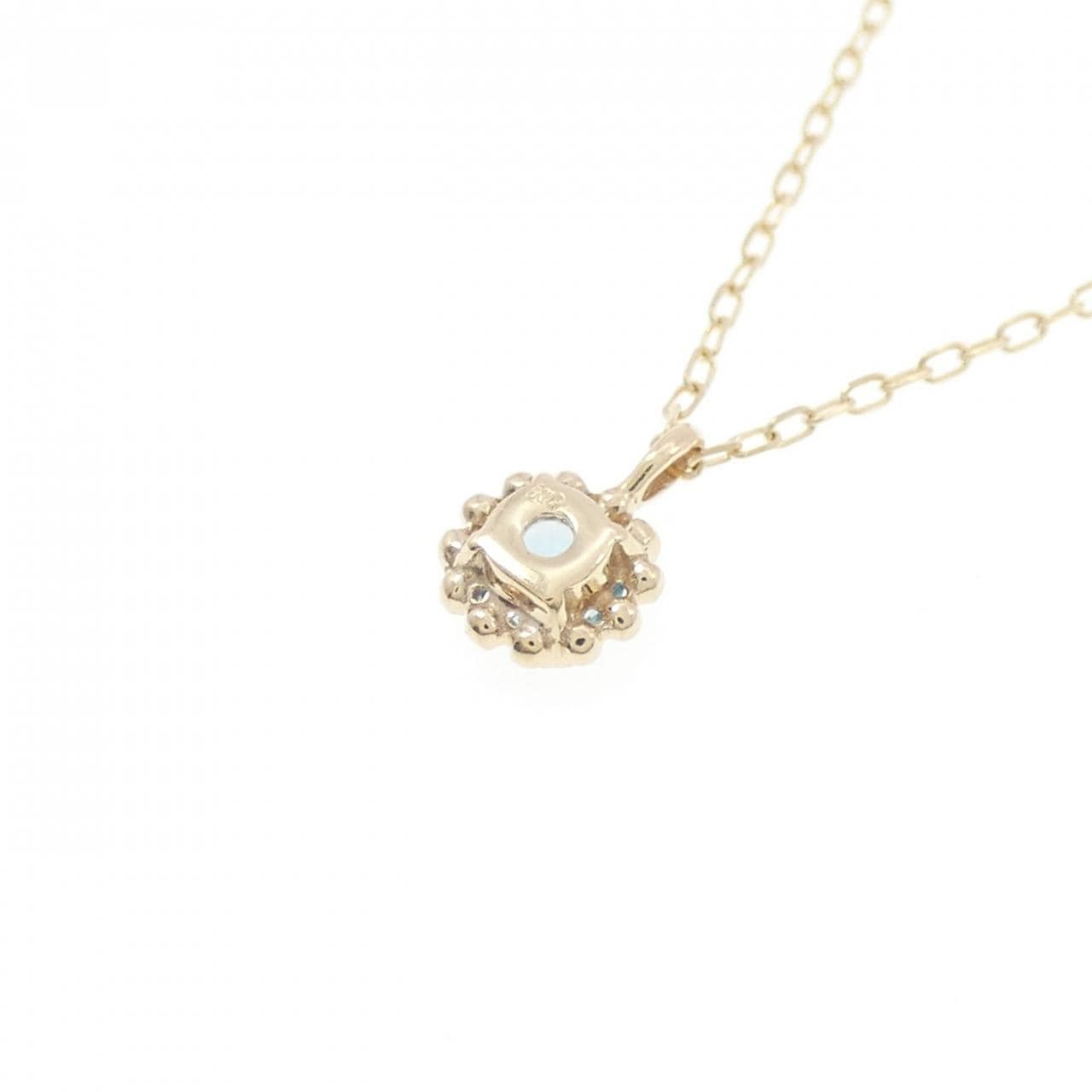 K10YG ブルートパーズ ネックレス