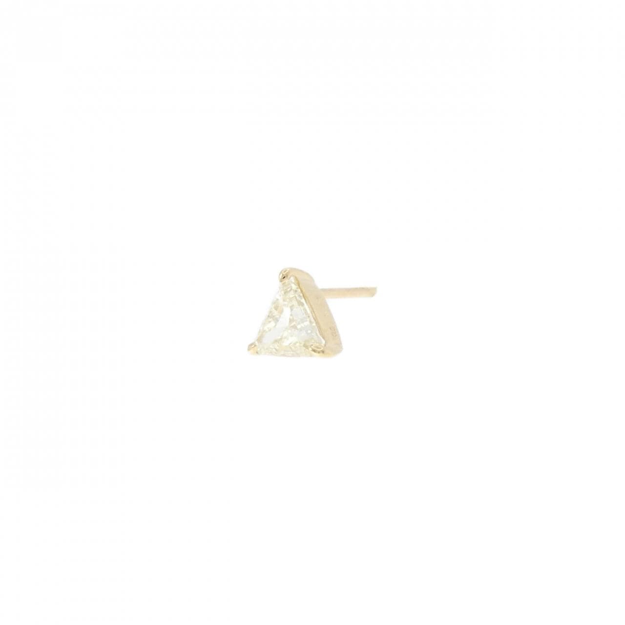 K18YG ダイヤモンド ピアス 0.480CT 片耳
