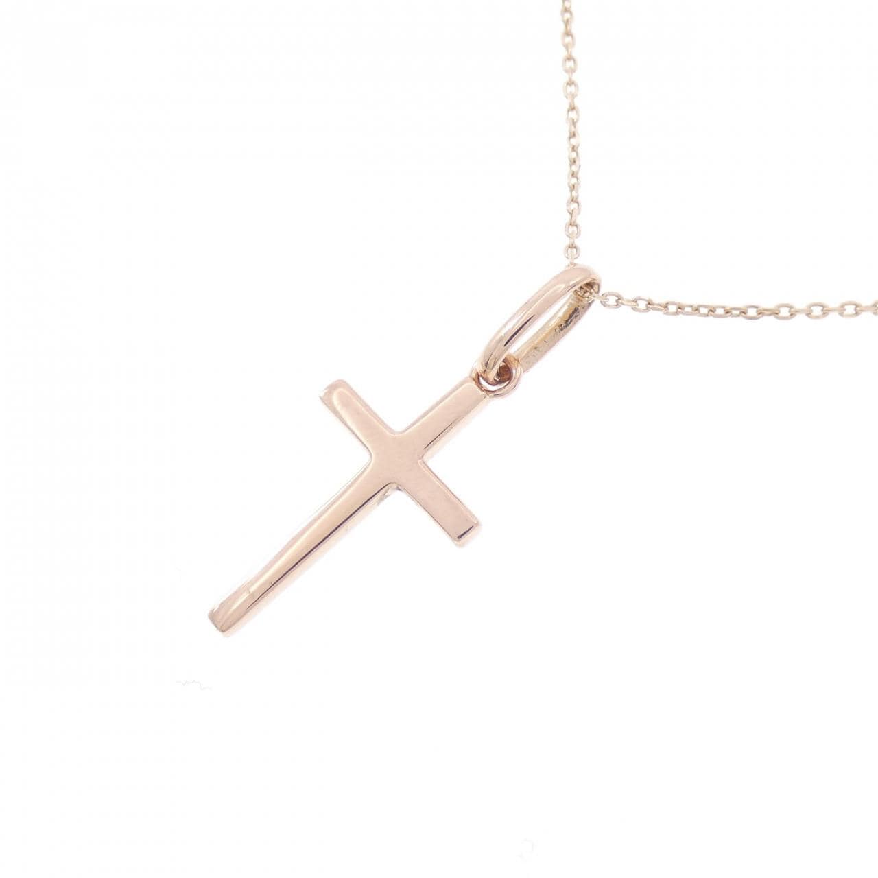 K10PG Cross Necklace