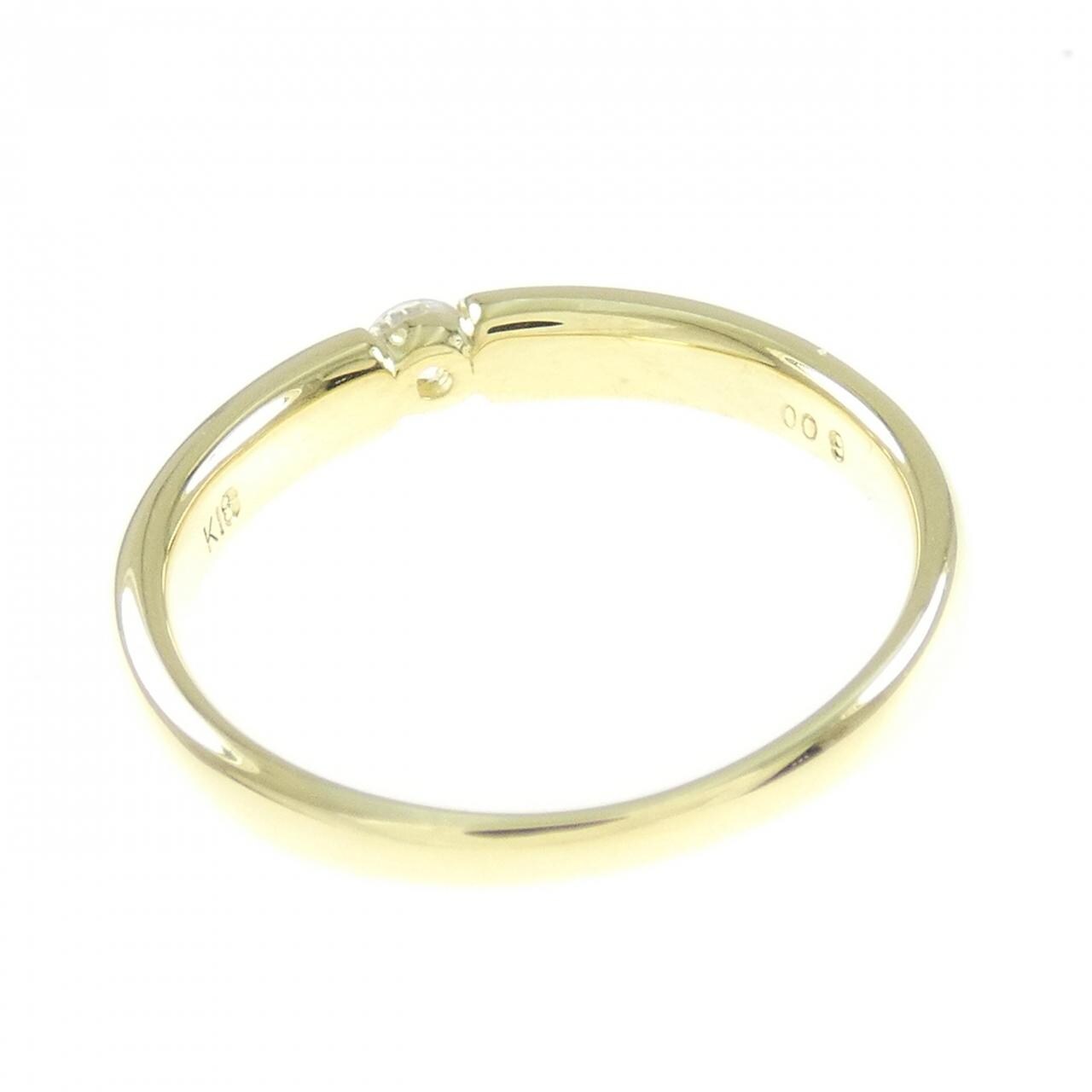 K18YG ダイヤモンド リング 0.09CT