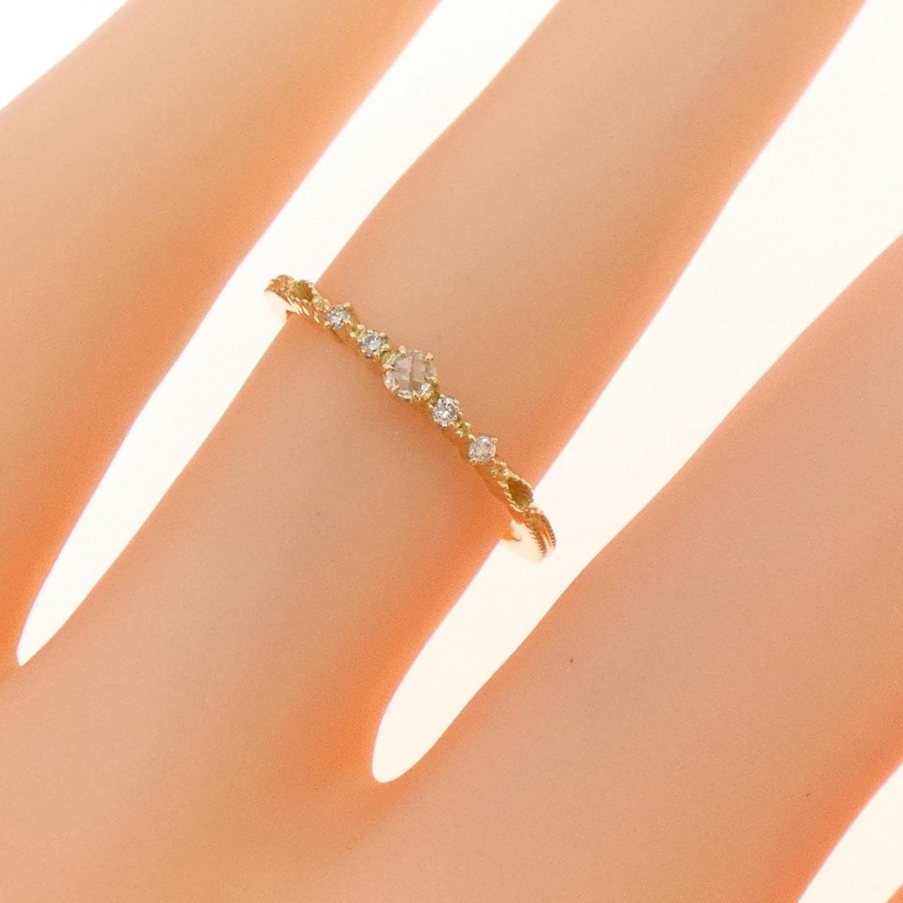 アガット ダイヤモンド リング