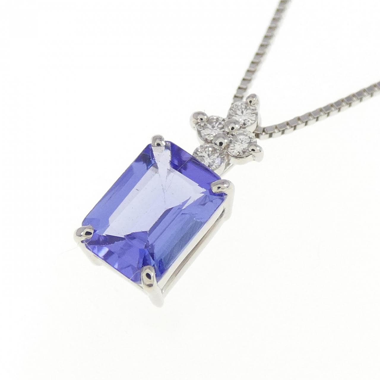 【リメイク】PT タンザナイト ネックレス 0.85CT