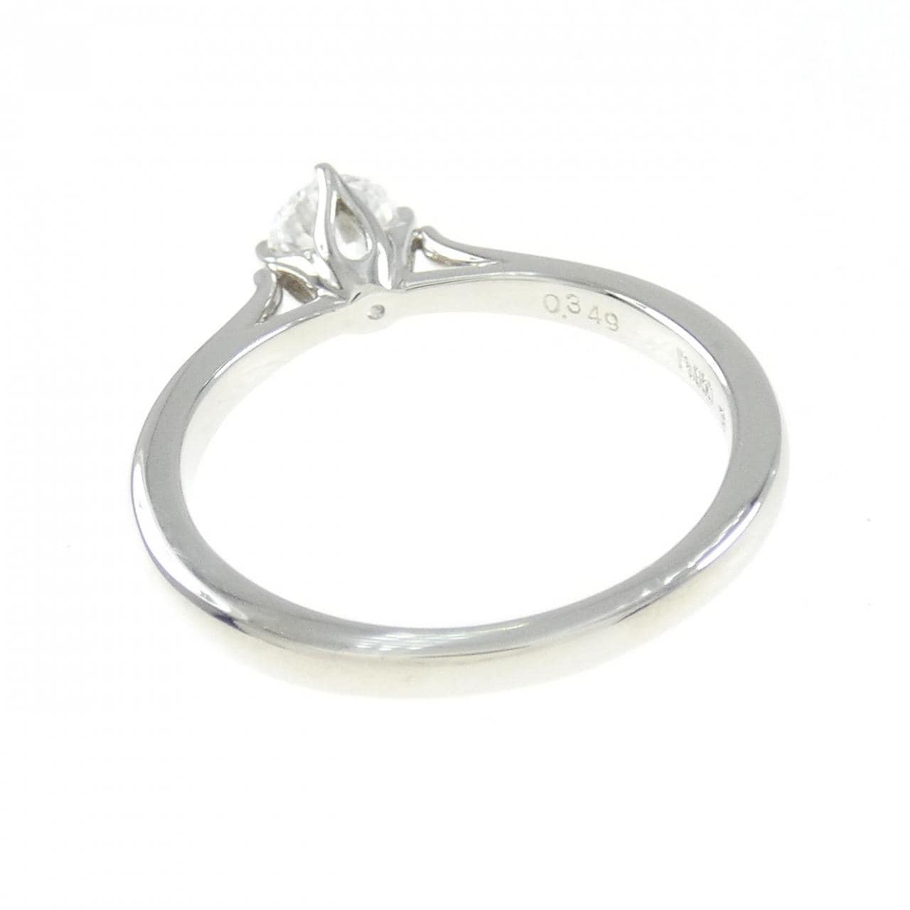 PT950 ダイヤモンド リング 0.349CT E VVS1 3EXT
