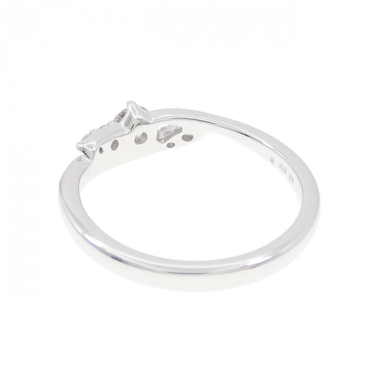 K18WG Diamond Ring 0.171CT LPP I1