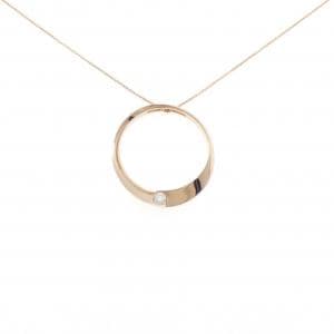 K18PG ダイヤモンド ネックレス 0.115CT