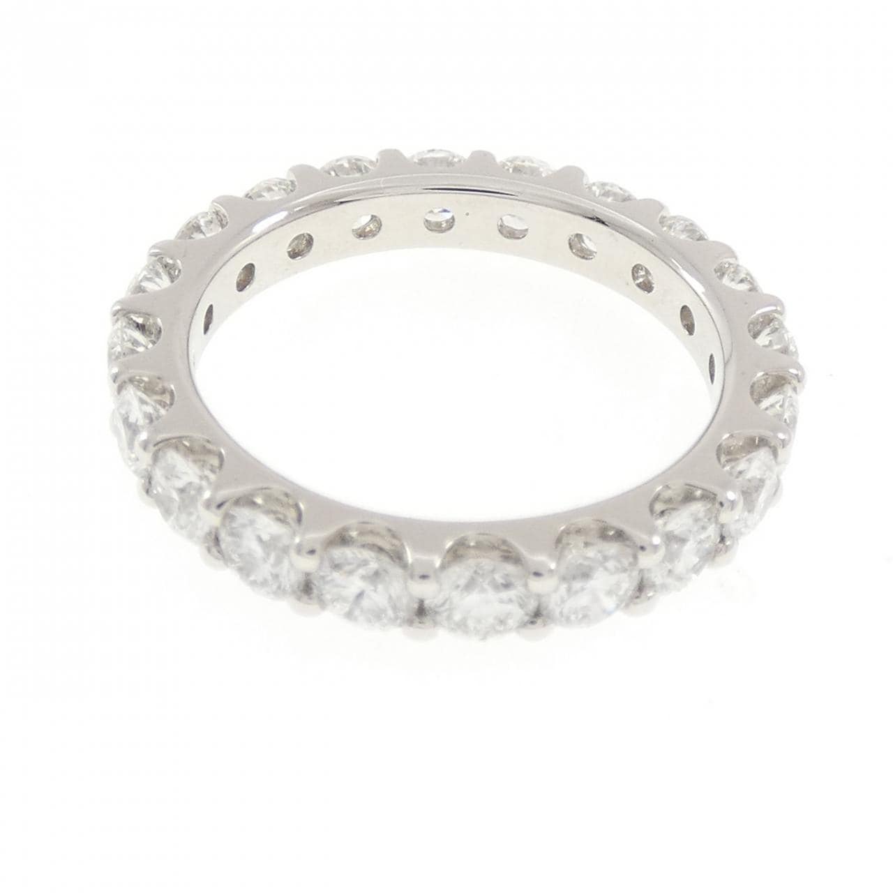 【新品】PT900 フルエタニティ ダイヤモンド リング 1.870CT E VVS1-VS2 VG