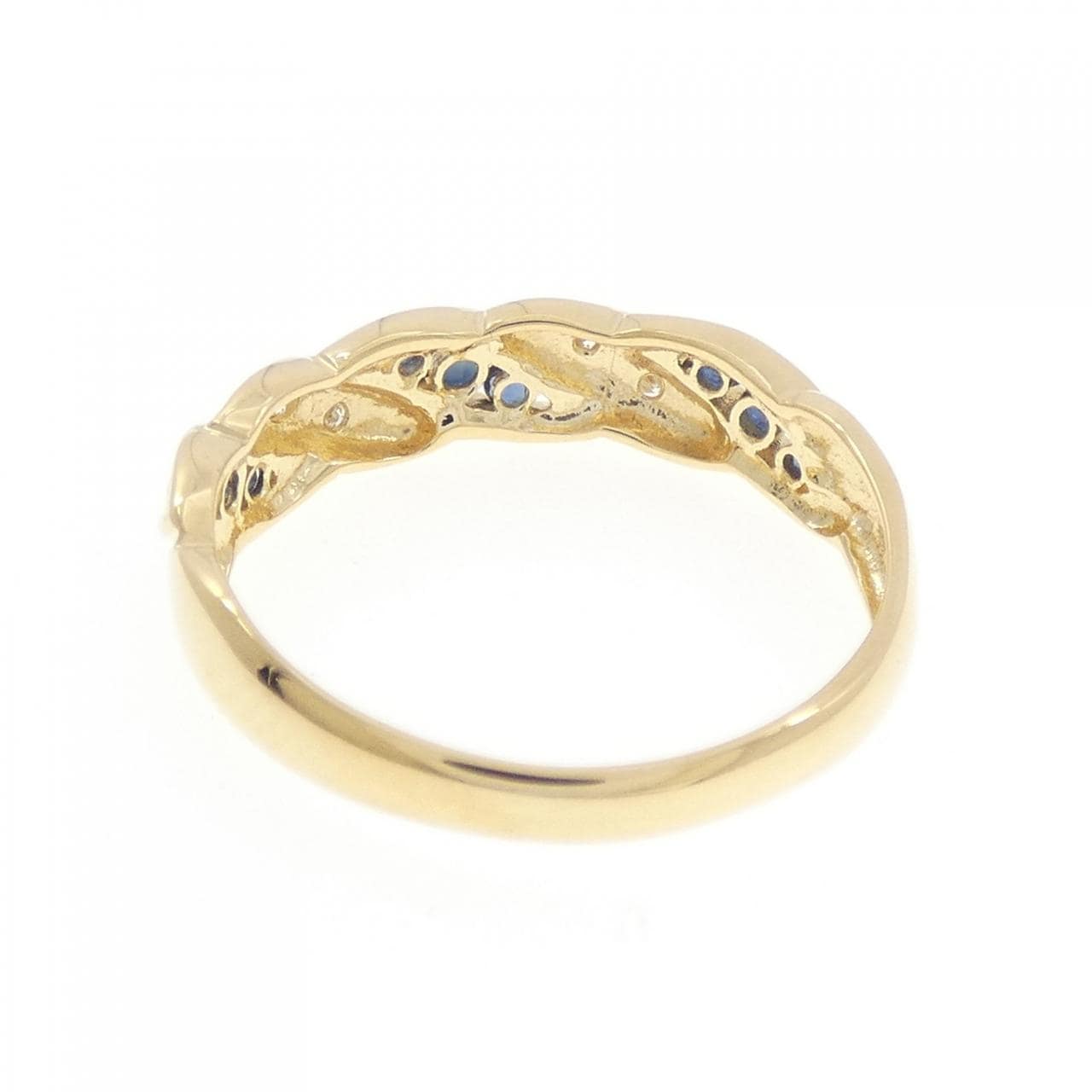 K18YG サファイヤ リング