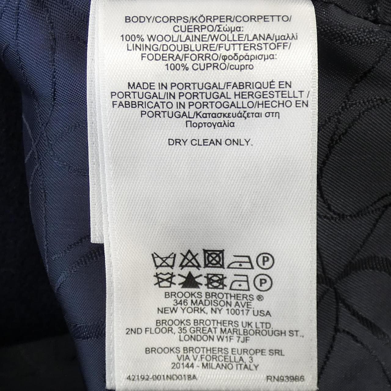 ブルックスブラザーズ BROOKS BROTHERS 100143783 02 020 コート