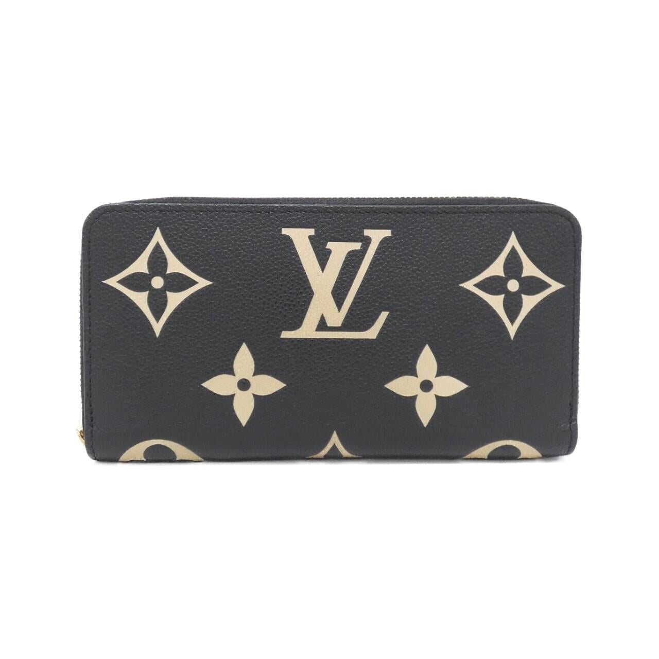 ルイヴィトン バイカラー モノグラム アンプラント ジッピー ウォレット M80481 財布