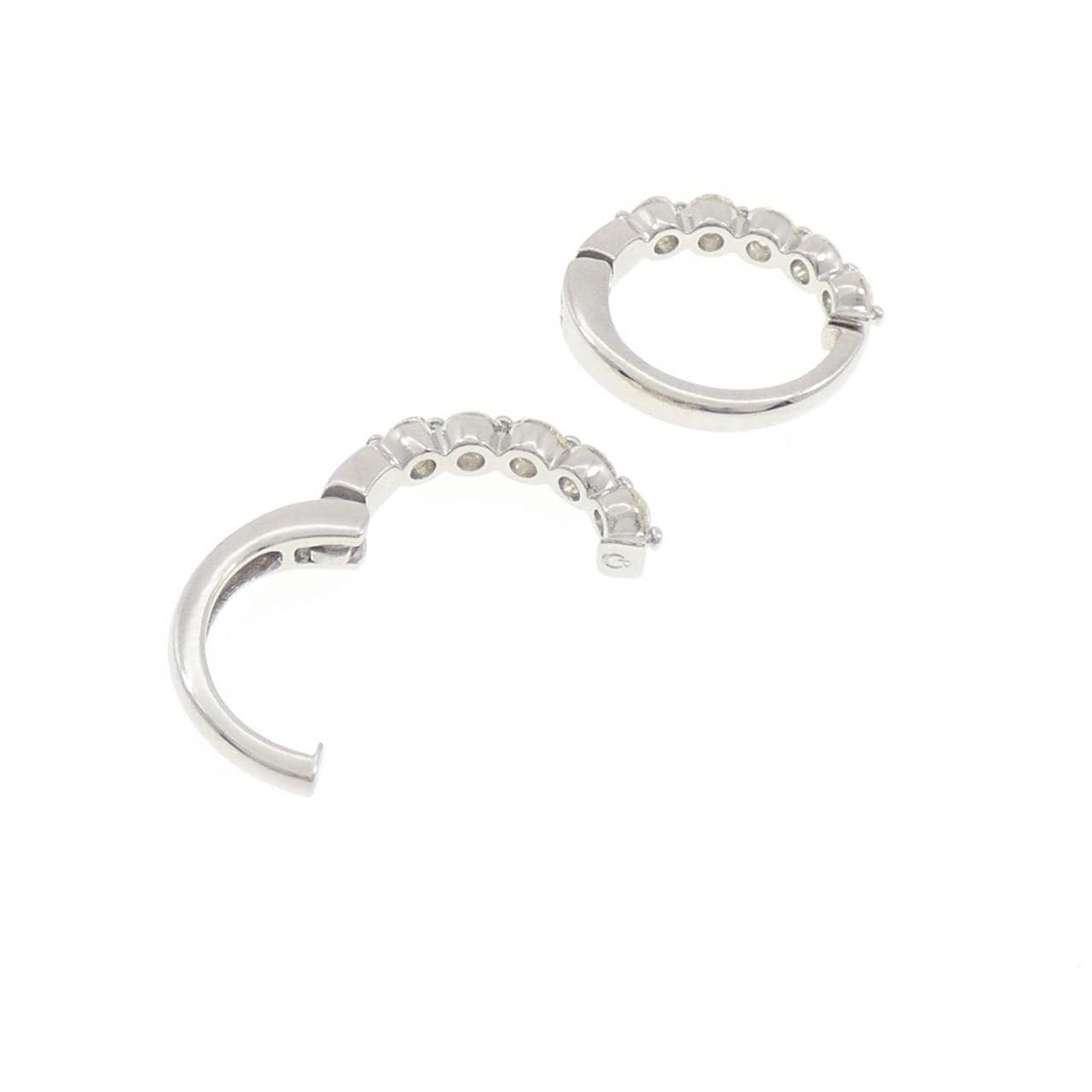 PT900 ダイヤモンド イヤリング 1.00CT