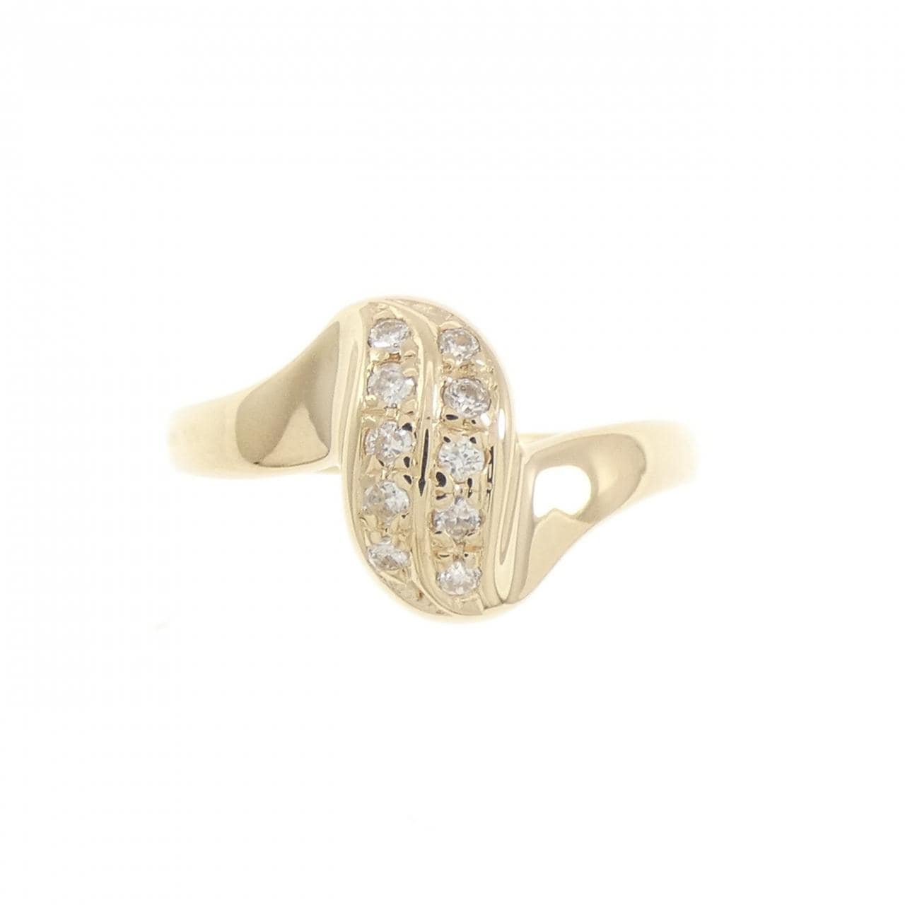 K18YG ダイヤモンド リング 0.11CT
