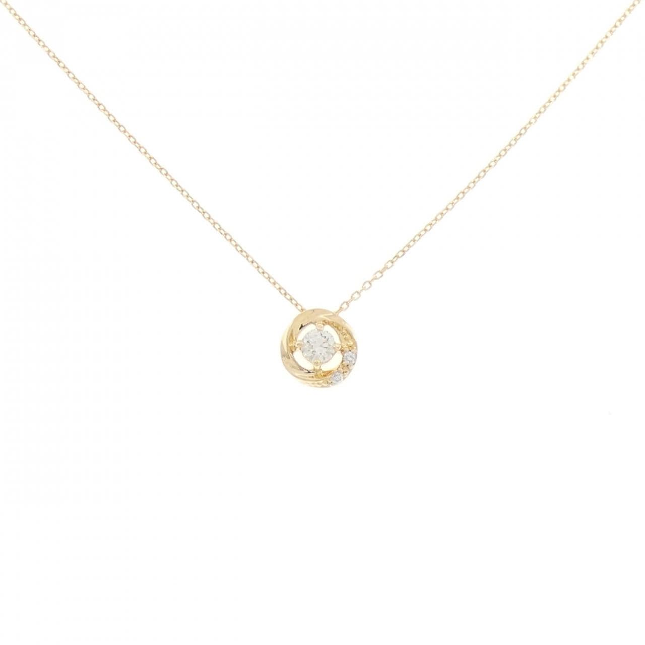 K18YG ダイヤモンド ネックレス 0.085CT